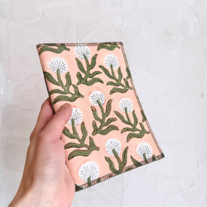 Floral Block Print Notebook