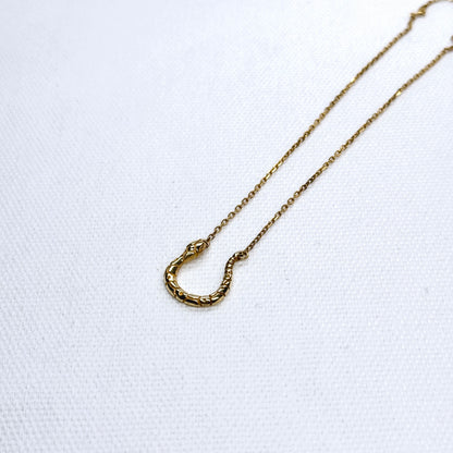 Serpent Charm Holder Necklace