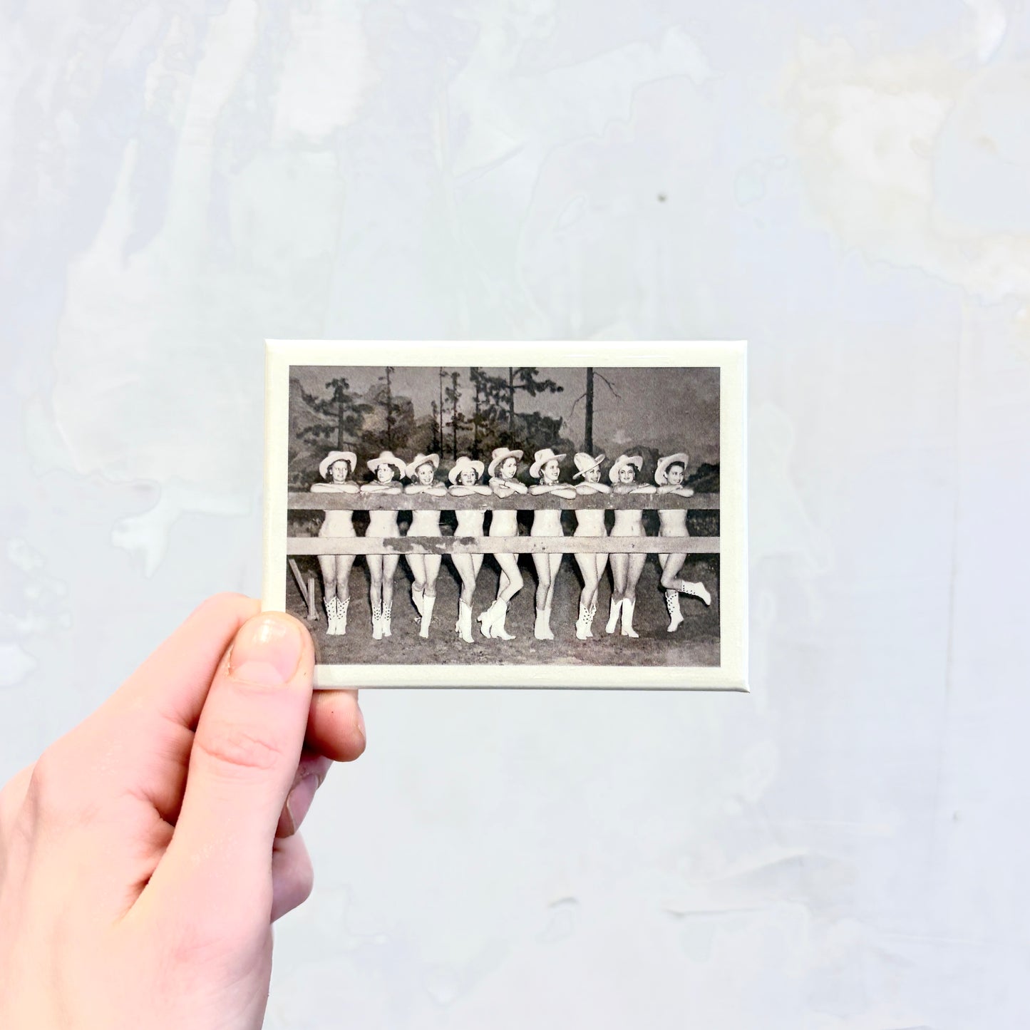 Nude Cowgirls By Fence