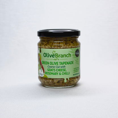 Chunky Tapenade - Green Olives With Goats Cheese, Rosemary & Chilli