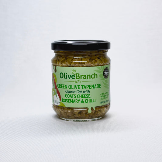Chunky Tapenade - Green Olives With Goats Cheese, Rosemary & Chilli