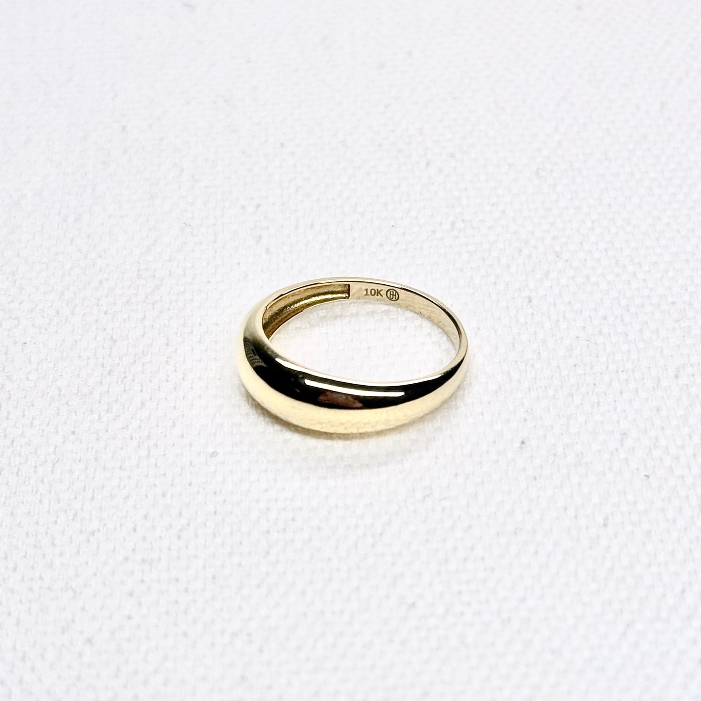 10K Dome Ring