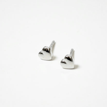 Little Puffed Heart Studs