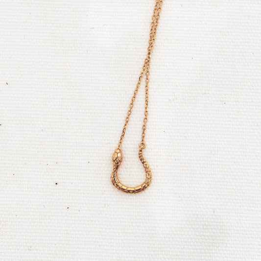 Serpent Charm Holder Necklace