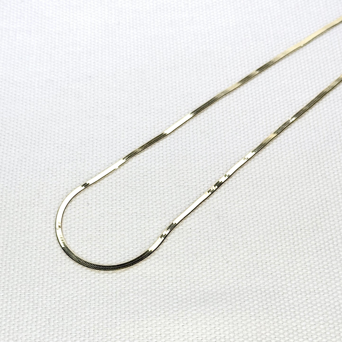 Gold Vermeil Herringbone Chain