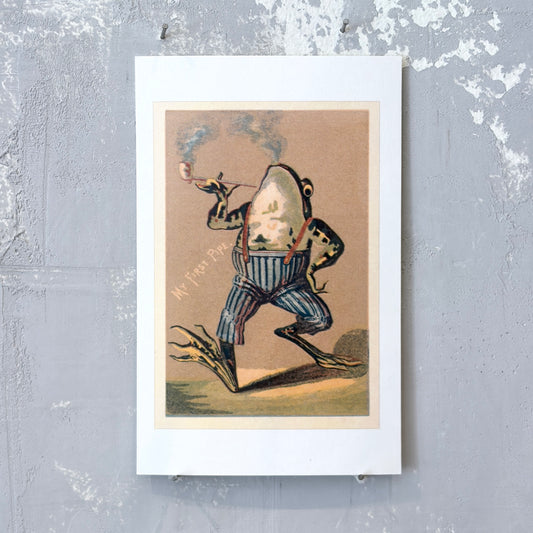 Walking Frog Postcard