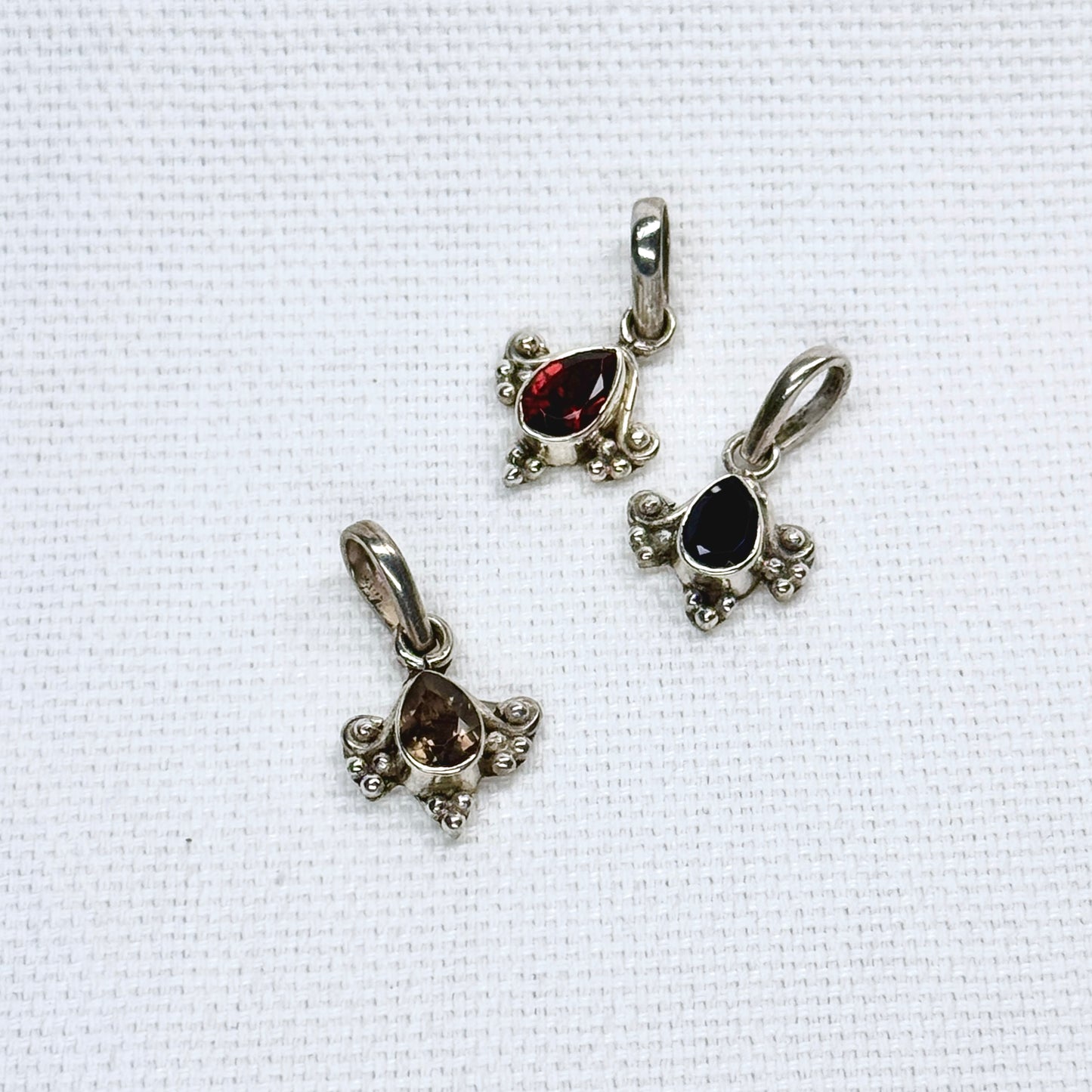 Silver Gem Pendant #3