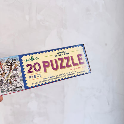 Winter Sleigh Ride 20 Piece Puzzle