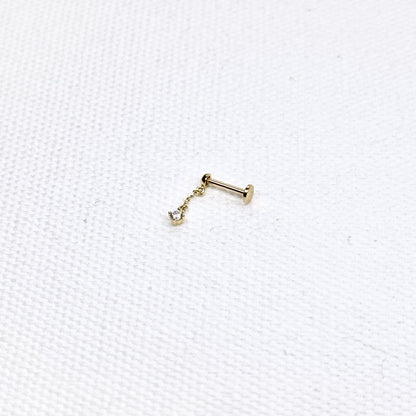 14K Dangle Single Piece