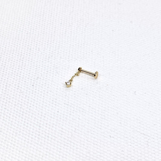 14K Dangle Single Piece