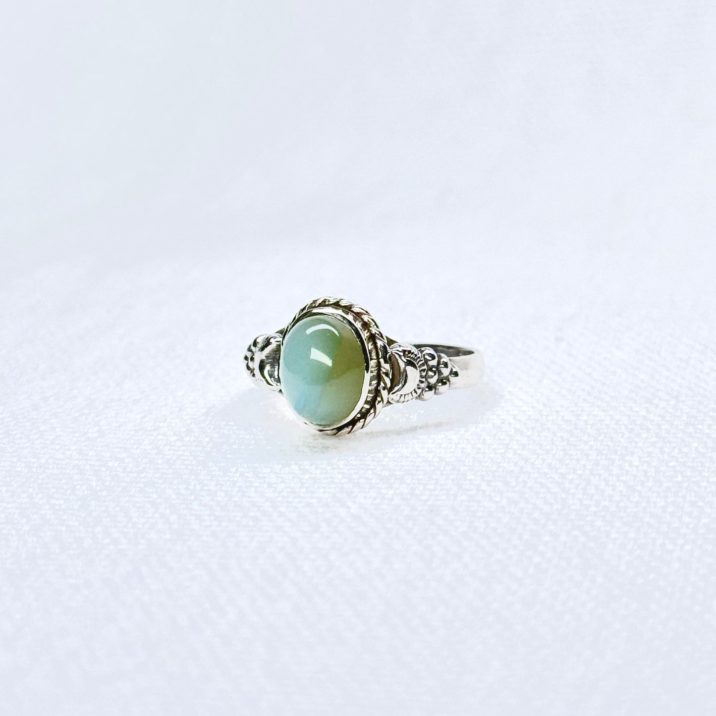 Silver Gemstone Ring #4