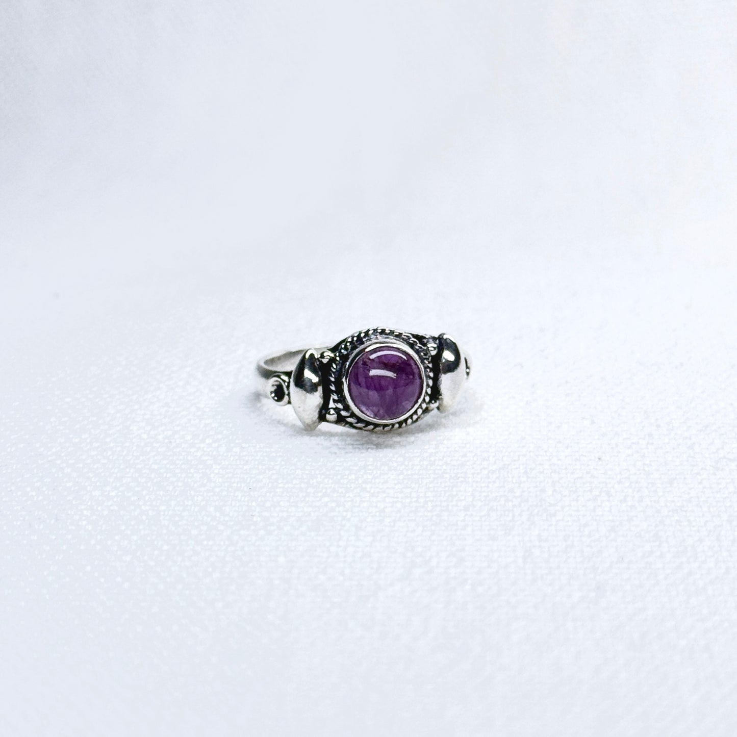 Silver Gemstone Ring #10