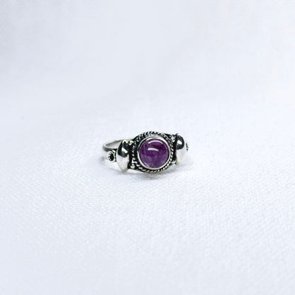 Silver Gemstone Ring #10
