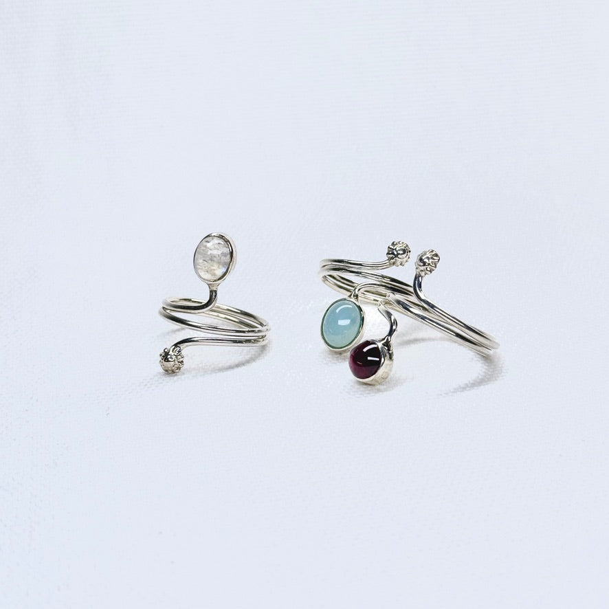 Silver Gemstone Ring #2