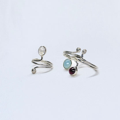 Silver Gemstone Ring #2
