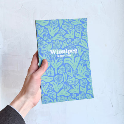 Checks & Flowers Classic Layflat Notebook