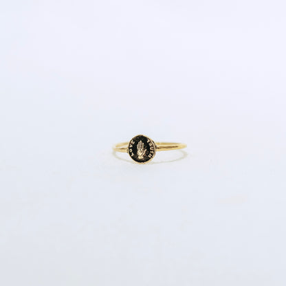 14K Love + Truth Ring