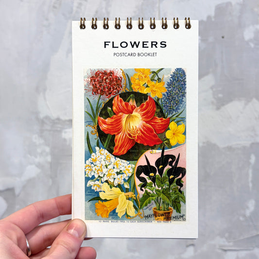 Flowers Postcard Booklet