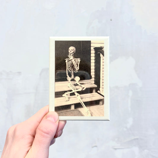 Skeleton Posed For Joke Picture