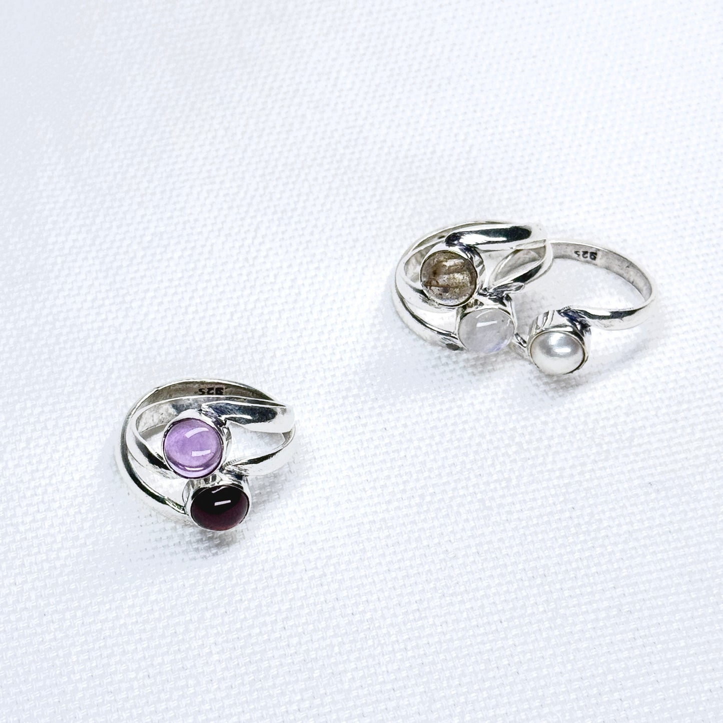 Silver Gemstone Ring #11