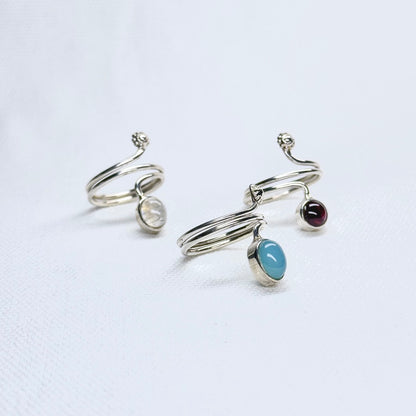 Silver Gemstone Ring #2