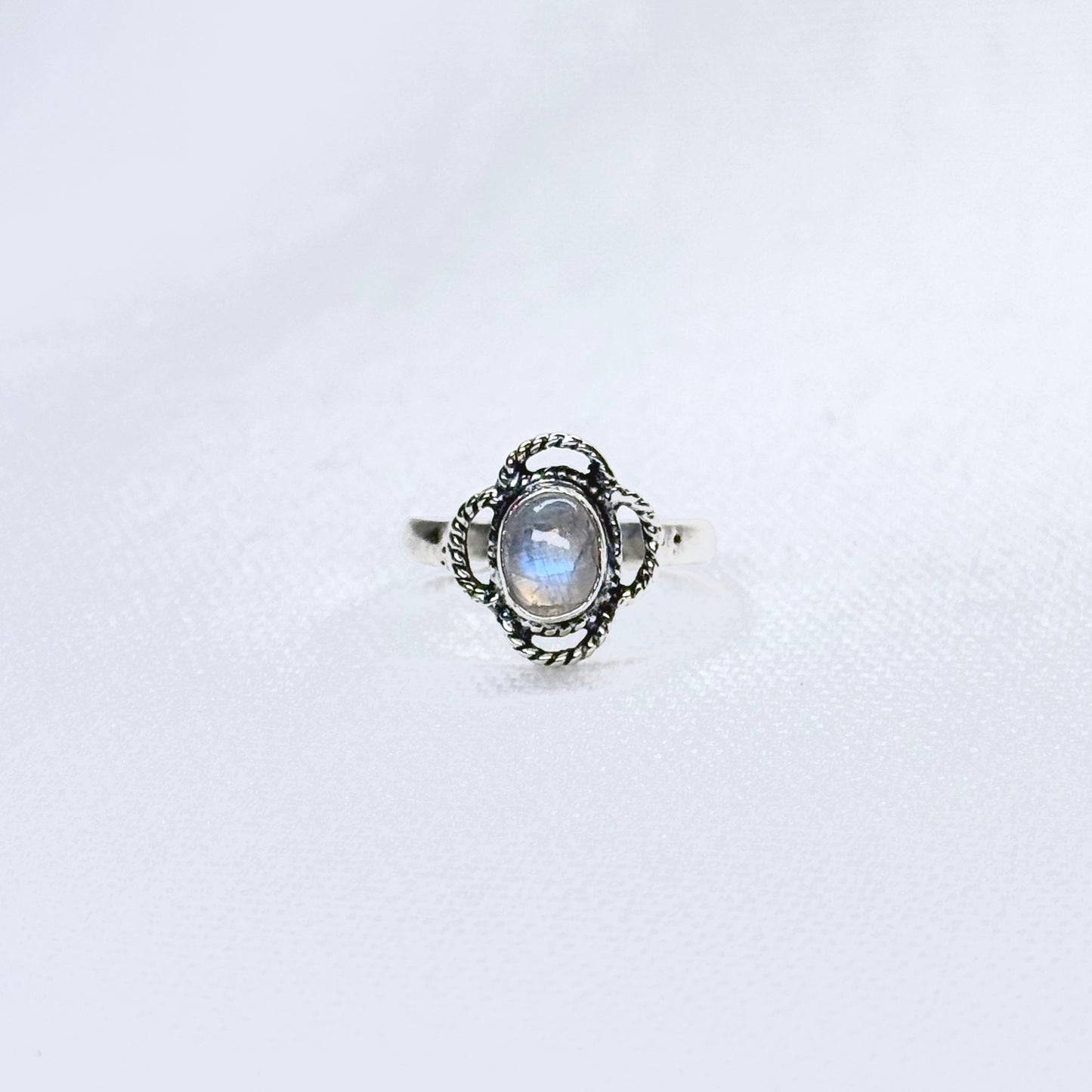 Silver Gemstone Ring #7