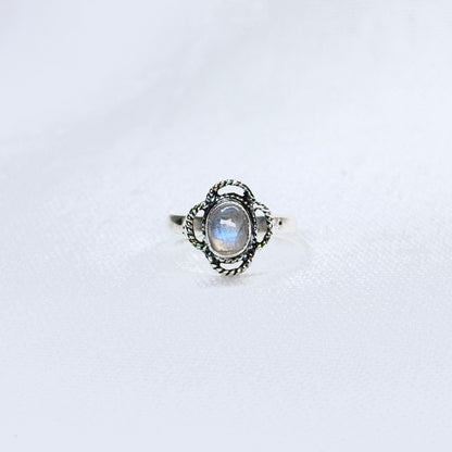 Silver Gemstone Ring #7