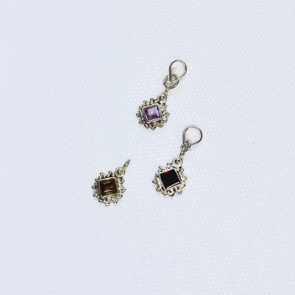 Silver Gem Pendant #8