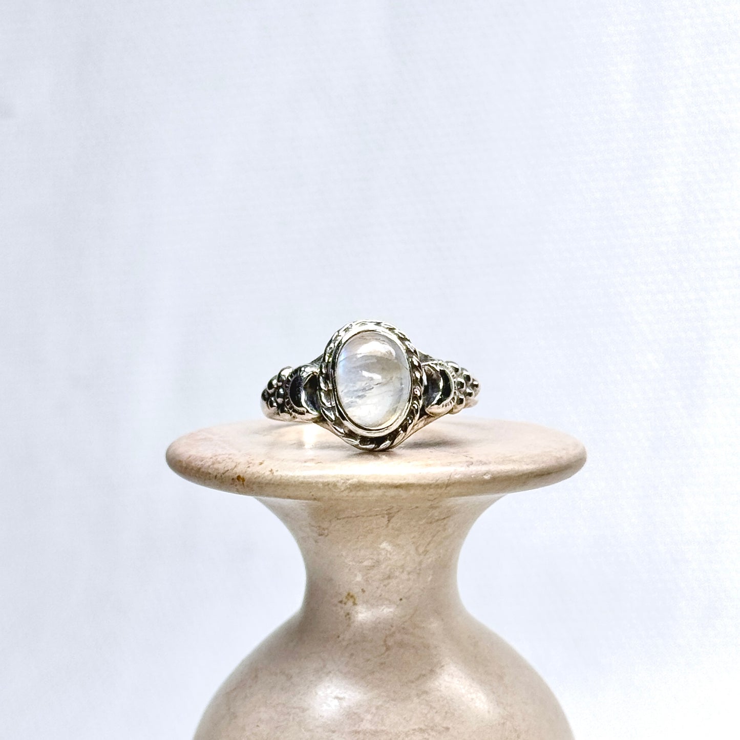 Silver Gemstone Ring #4