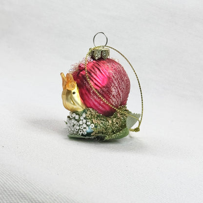 Snail on Leaf Ornament