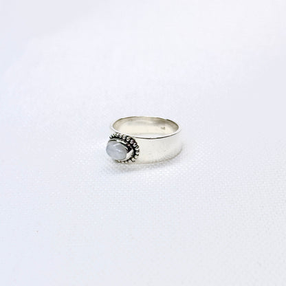Silver Gemstone Ring #12
