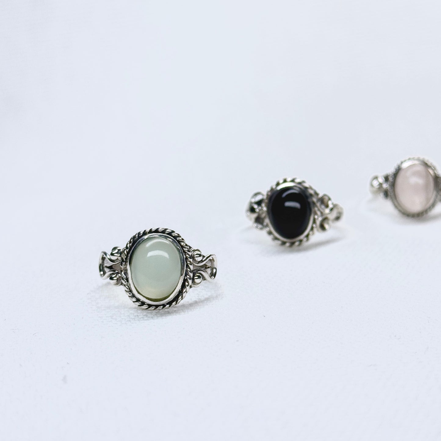 Silver Gemstone Ring #6