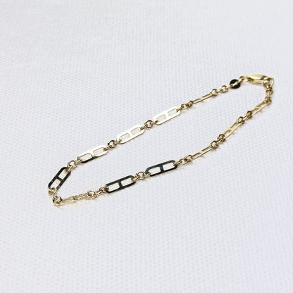 10K Gold Fancy Links Bracelet