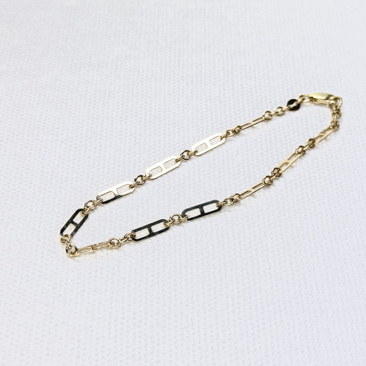 10K Gold Fancy Links Bracelet