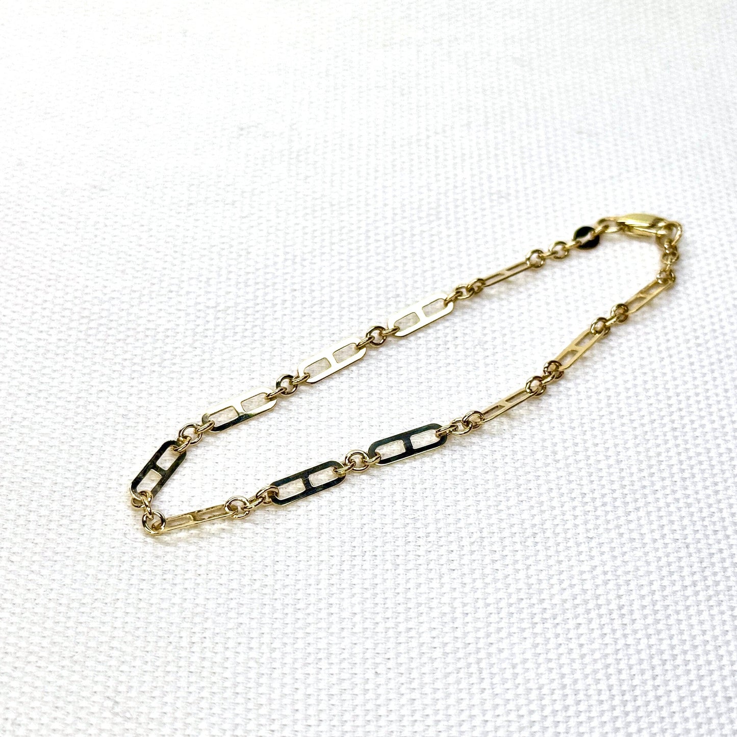 10K Gold Fancy Links Bracelet