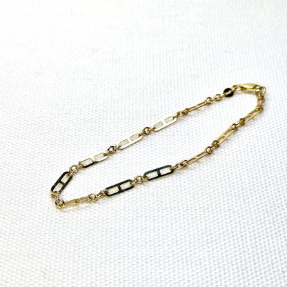 10K Gold Fancy Links Bracelet