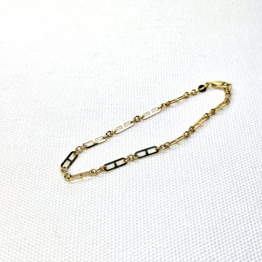 10K Gold Fancy Links Bracelet