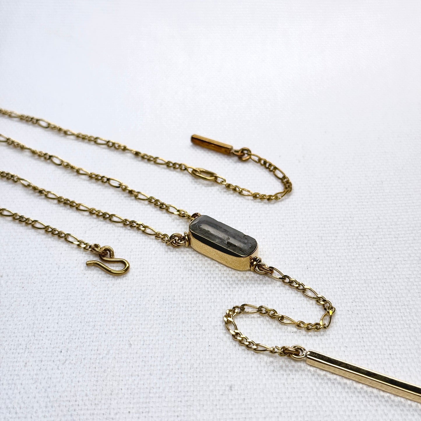 Ilumina Y Drop Bar Necklace