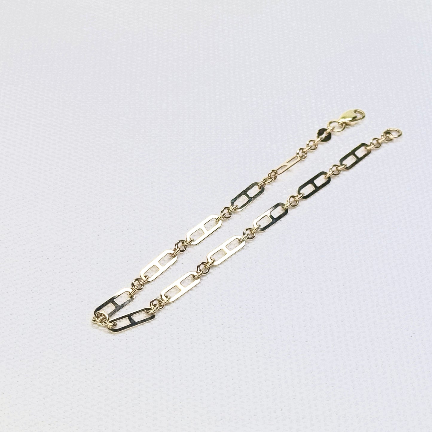 10K Gold Fancy Links Bracelet