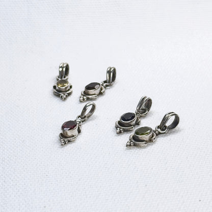 Silver Gem Pendant #2
