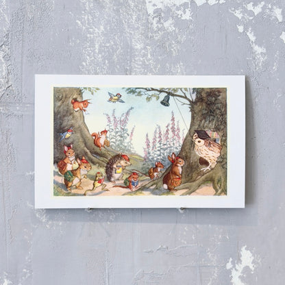 Forest Animal Postcard