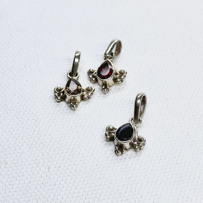 Silver Gem Pendant #3