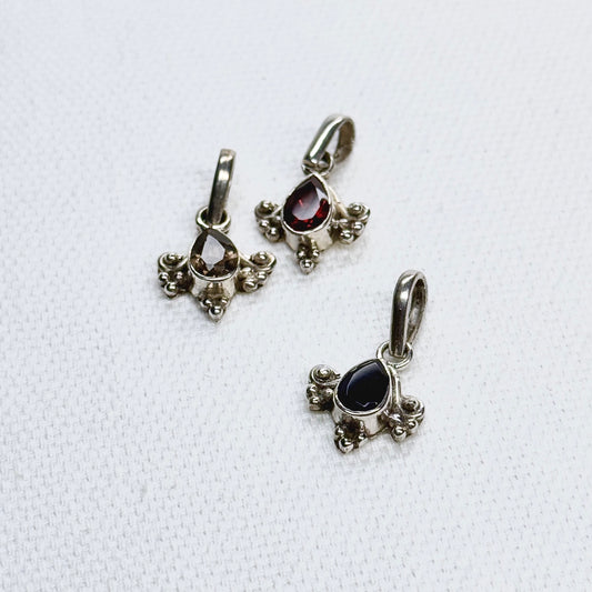 Silver Gem Pendant #3
