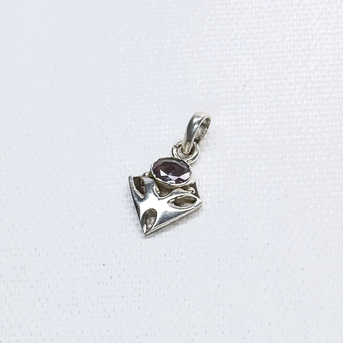 Silver Gem Pendant #6