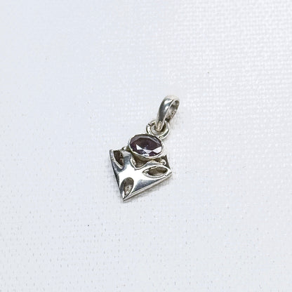 Silver Gem Pendant #6