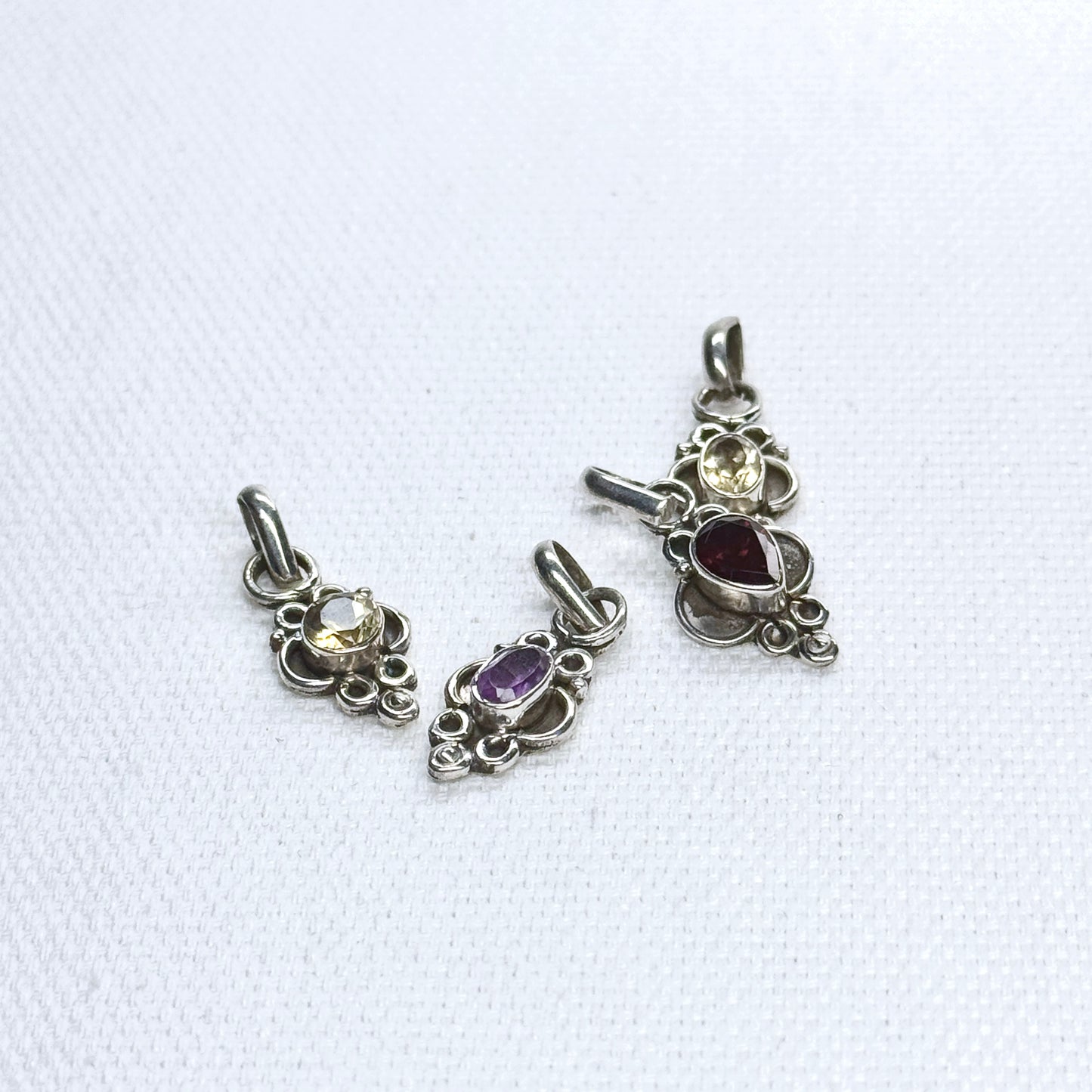 Silver Gem Pendant #9