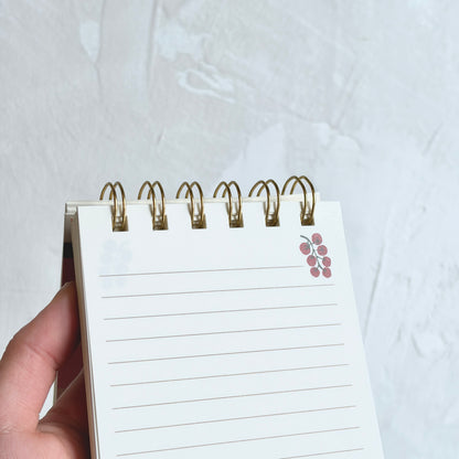 A Dopo Tomato Twin Wire Notepad