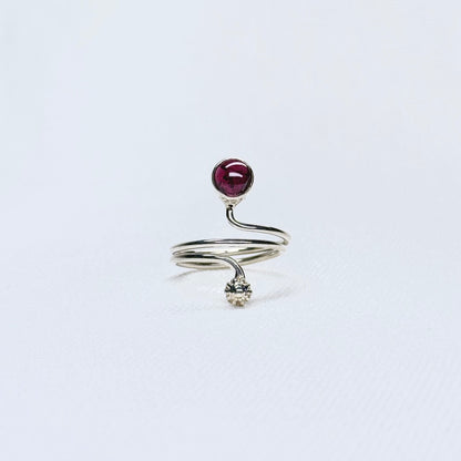 Silver Gemstone Ring #2