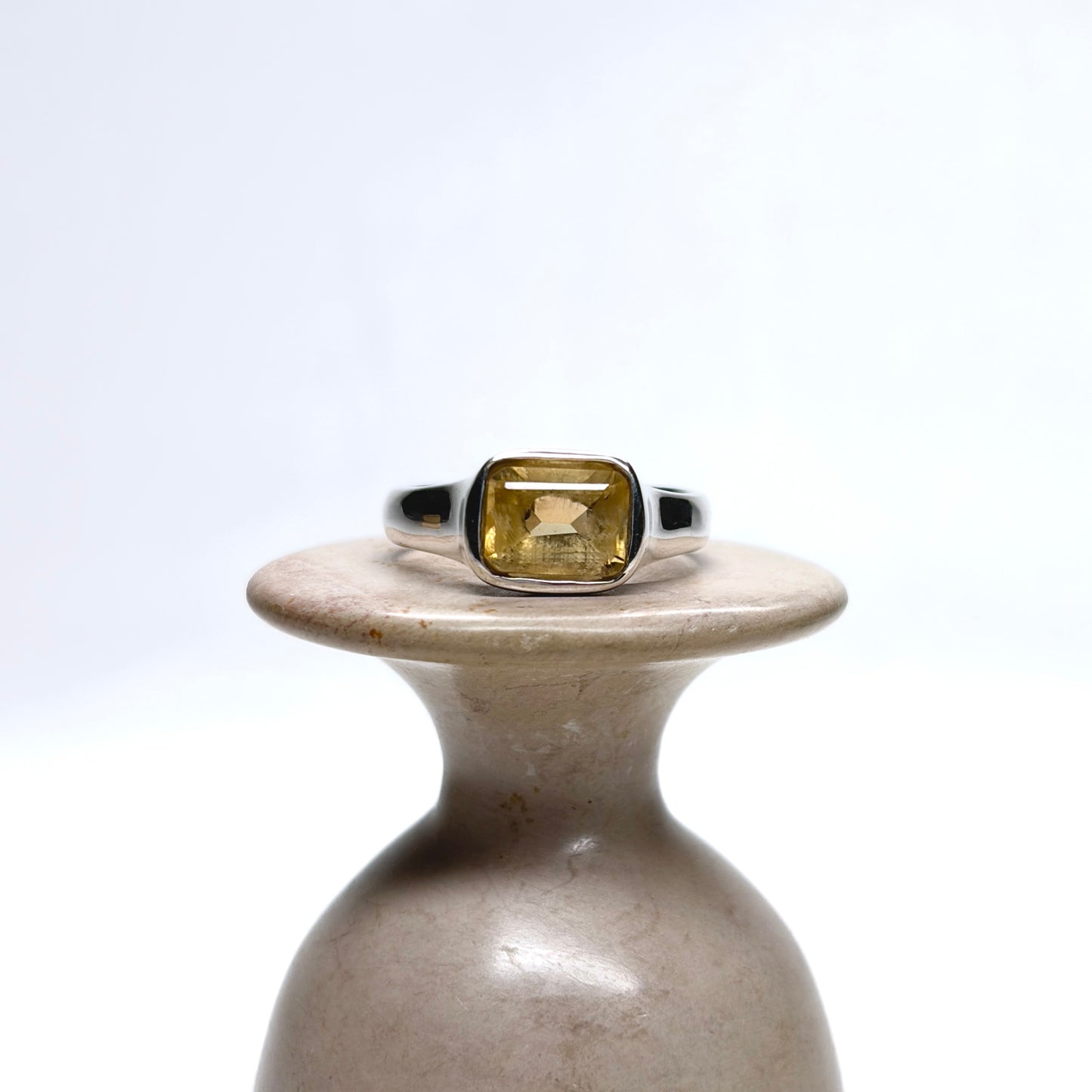 Silver Gemstone Ring #16