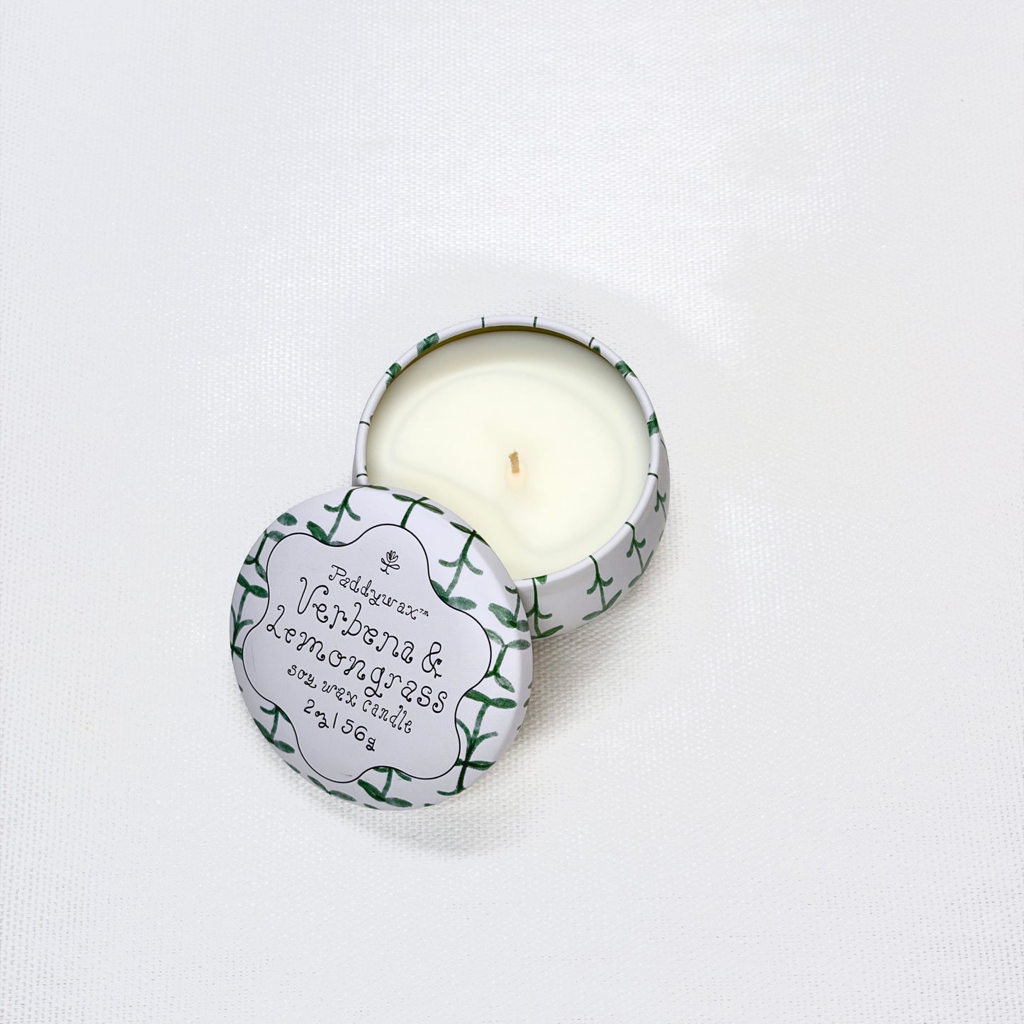 Tin Candle - Verbena + Lemongrass 2 oz